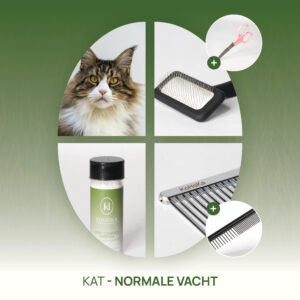 KoHoKa Katten Vachtverzorgingspakket Deluxe Compleet – Normale vacht