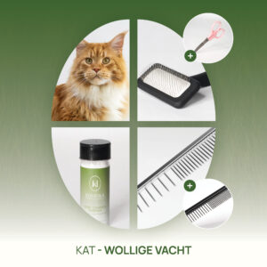 KoHoKa Katten Vachtverzorgingspakket Deluxe Compleet – Wollige vacht