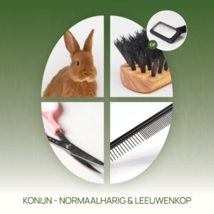 KoHoKa Konijnen Vachtverzorgingspakket – Normaalharig & Leeuwenkop